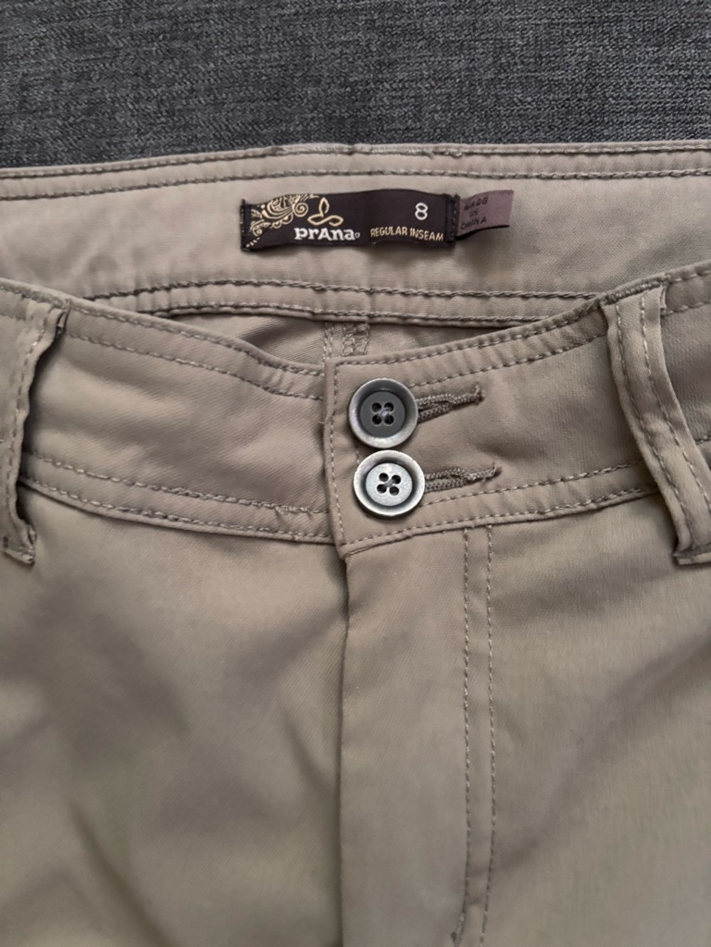 prAna Helena Convertible Roll up Hiking Pants Tan 6 outdoor - Picture 10 of 11